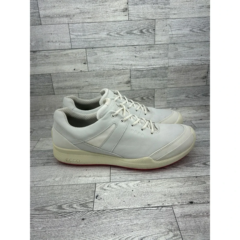 Ecco Golf S-Three White Leather Spikeless Shoes Women Sz 9-9.5 10058350874